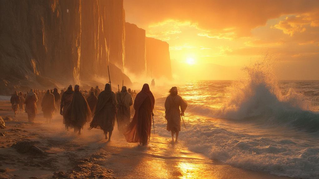 israelites escape through sea