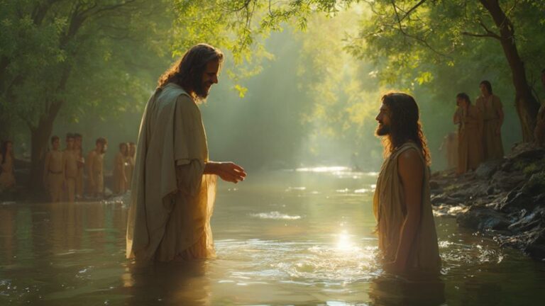 jesus baptized by john