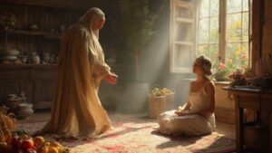 jesus visits martha and mary